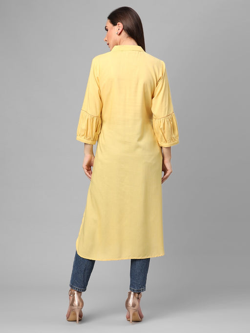 blue lemon Casual Solid Women Kurti - Buy blue lemon Casual Solid Women  Kurti Online at Best Prices in India | Flipkart.com